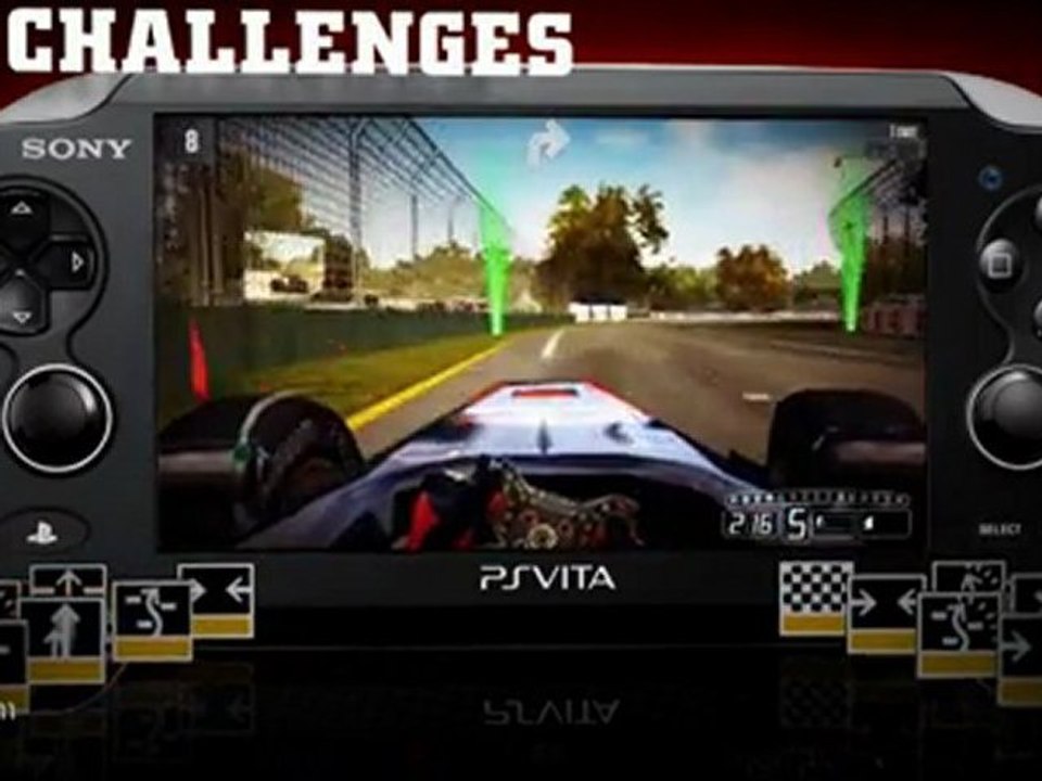 F1 2011 - PS Vita Launch trailer HD