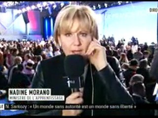 Premier grand meeting du candidat N. Sarkozy (Marseille) : Mon interview sur I Télé