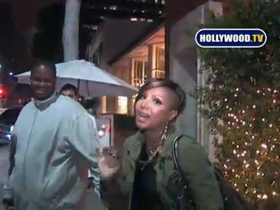 Toni Braxton Leaves Mr Chow