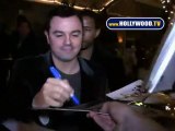 Seth MacFarlane Signs Autographs Outside of Emmy Party