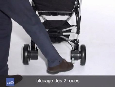 Poussette Kiss d'Aubert Concept - Freinage