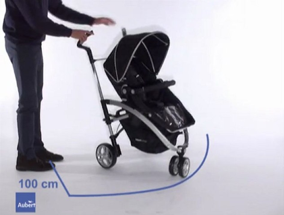 Poussette Kiss d'Aubert Concept - Maniabilité