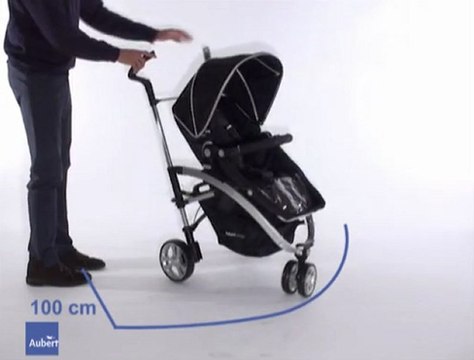 Poussette Kiss d'Aubert Concept - Maniabilité