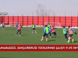 Ankaragücü, Gençlerbirliği tesislerinde çalıştı...