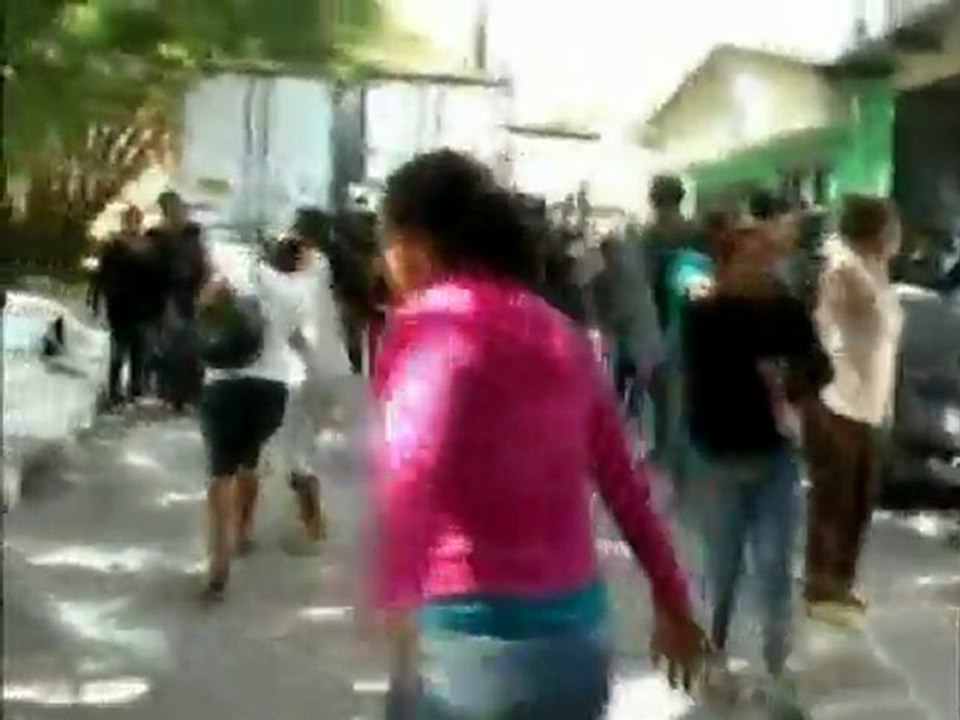 Prison fire relatives storm morgue