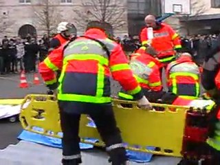 LYCEE LUXEMBOURG À VESOUL : ACCIDENT DE LA ROUTE, C'ÉTAIT UN EXERCICE