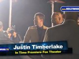 Justin Timberlake and Amanda Seyfried at In Time Premiere