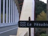 Inauguration des travaux de rénovation et d'embellissement du Pont Durandy à Levens.