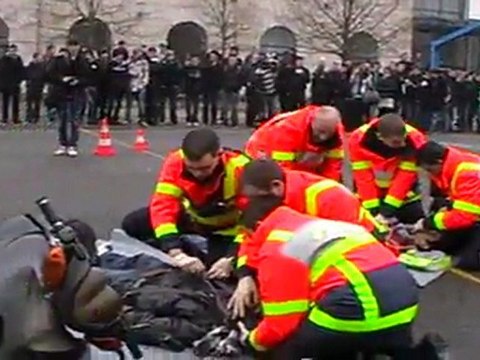 LYCEE LUXEMBOURG A VESOUL : ACCIDENT DE LA ROUTE, C'ÉTAIT UN EXERCICE
