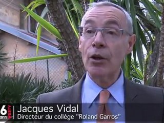 Inauguration des installations de la demi-pension du collège Roland Garros.