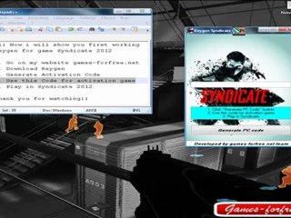 Syndicate 2012 Crack, Keygen, Serial Number