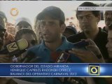 Gobernador Capriles Radonski presenta balance de Carnaval
