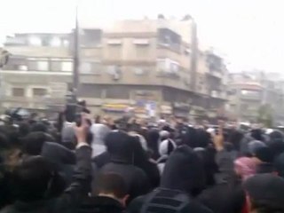 فري برس   تشيع شهداء المزة 18 2 2012 ج1