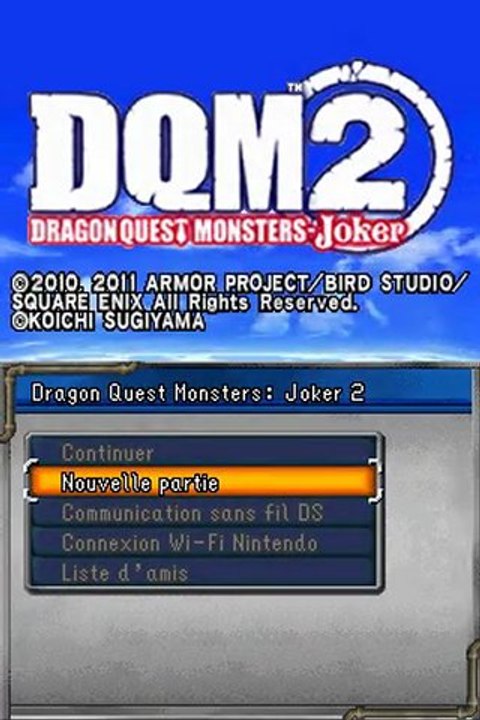 [01/XX] Soluce "Dragon Quest Monsters Joker 2" - Partie 01