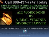 UNCONTESTED DIVORCE RICHMOND VIRGINIA LAWYER ATTORNEYS