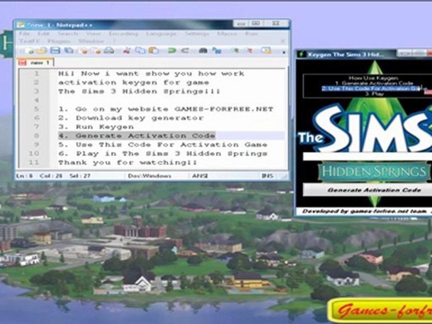 Lost sims 3 serial code