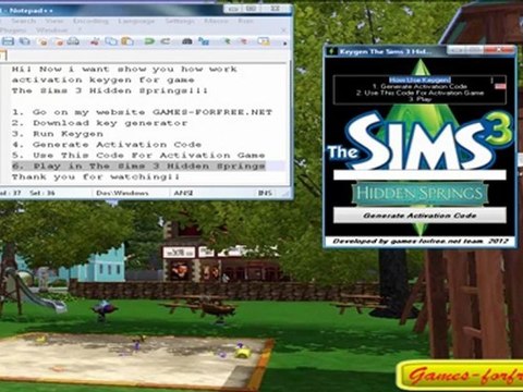 The Sims 3 Hidden Springs Keygen For Generating Serial Keys