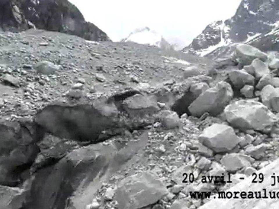 Mer de glace-Blocs de granit 2008