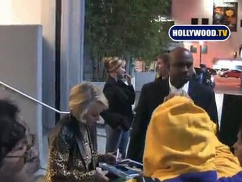 Melanie Griffith And Tippi Hedren Leave CNN