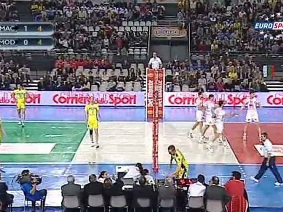 Lube Banca Marche Macerata - Casa Modena Volleyball 18.02.2012 Italy Serie A1 Cup  Semifinal part I