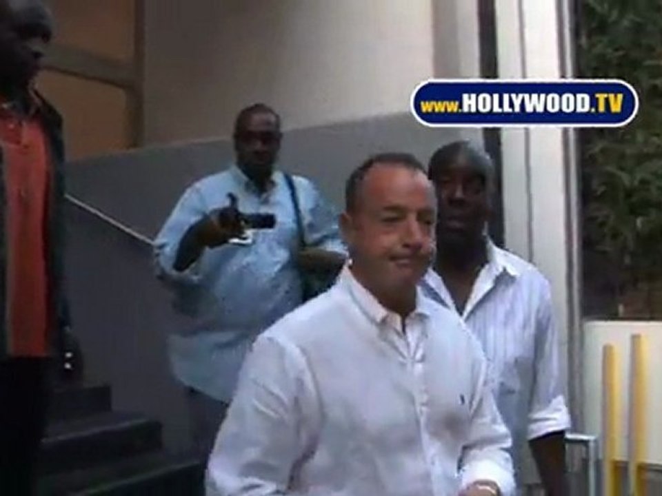 EXCLUSIVE: Michael Lohan Talks to Press after leaving larry King