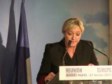 Marine Le Pen présente son projet pour l'Europe