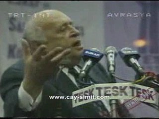 SÜLEYMAN DEMİREL'İN HİTABETİ