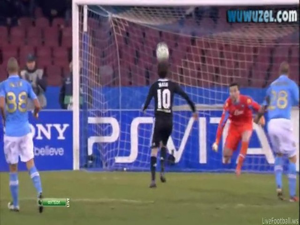 Napoli - Chelsea 0:1 Goal Mata '27
