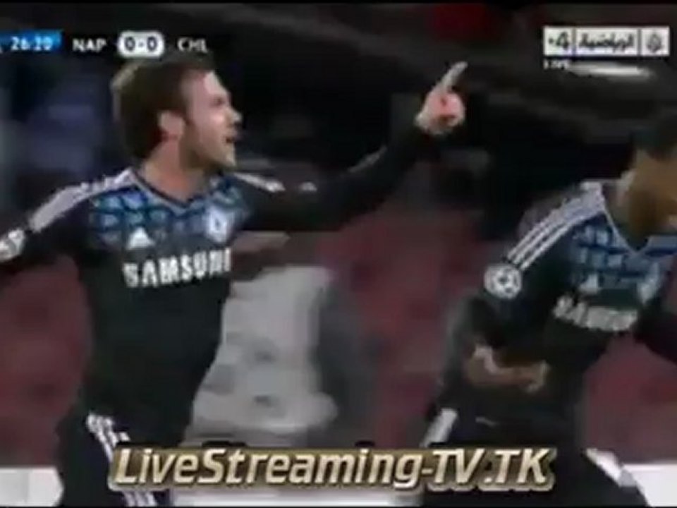 Juan Mata goal Against Napoli 0-1 UEFA Champions League