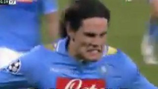 Cavani GOAL  Napoli 2 - 1 Chelsea