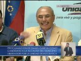 Proclaman a Ismael García como candidato de la Unidad a la Alcaldía Libertador