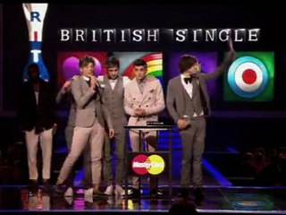 One Direction win a Brit for Best Single