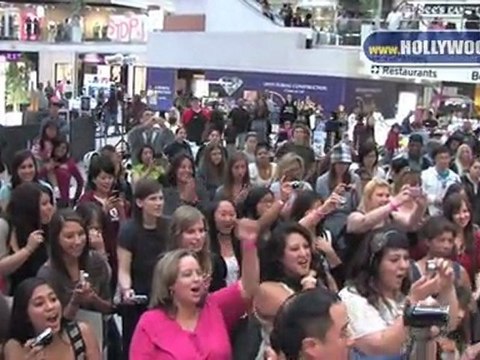 Lee DeWyze, celebrates his 25th birthday by at Millions Of Milkshakes Westfield Culver City