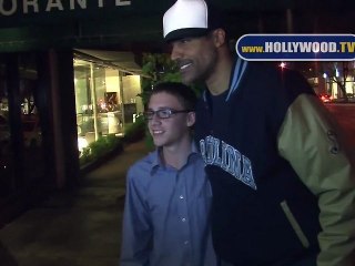 Rick Fox and Tara Reid spotted at Madeo Restaurant