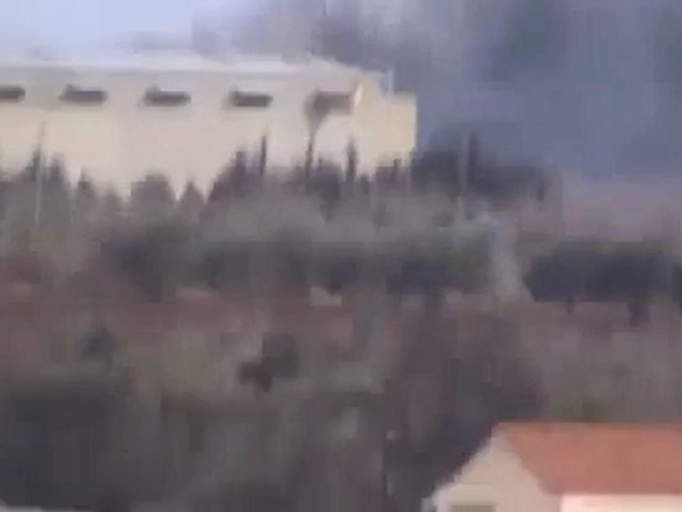 فري برس   حماة تدمير حاجز طيبة الامام صوران