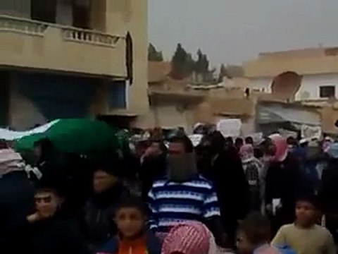 فري برس الحسكة غويران جمعة المقاومة الشعبية في غويران 17 2 2012