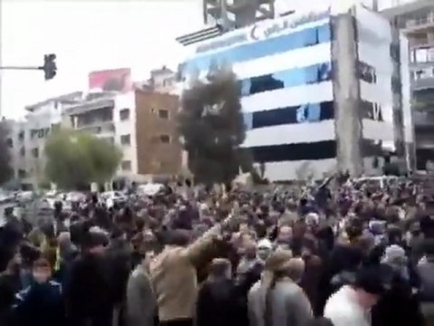 فري برس دمشق المزة اتستراد المزة مقابل السفارة الإيرانية 17 2 2012