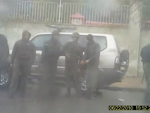 فري برس دمشق المزة الوجود الامني لمنع وصول المشيعين 18 2 2012