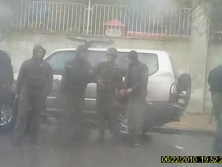 فري برس   دمشق المزة الوجود الامني لمنع وصول المشيعين 18 2 2012