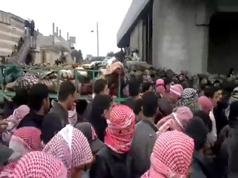 فري برس درعا انخل تشييع الشهيد البطل هيثم الفراج الملقب ابو سياف الأحد 19 2 2012