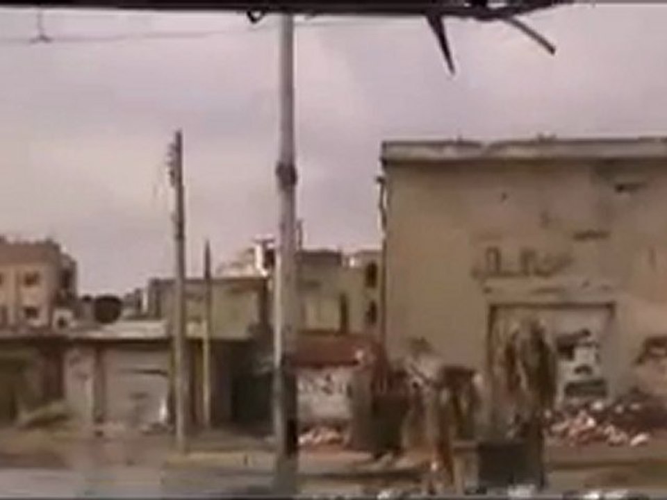 فري برس   حمص باباعمرو القصف التواصل على الحي 19 2 2012