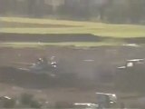 فري برس   حلب الاتارب المحتلة انتشار دبابات كتائب الأسد و سياراته العسكرية على مدخل الاتارب 20 2 2012 ج1