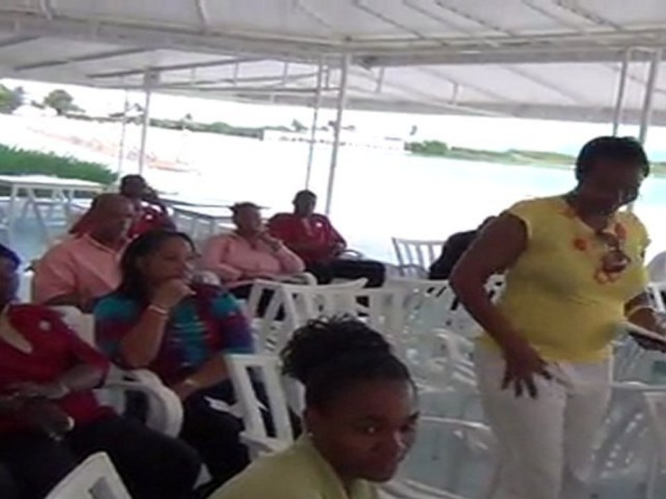 Farewell Reception- Speech by Agnes, Housekeeping  Manager at Cap Juluca hotel