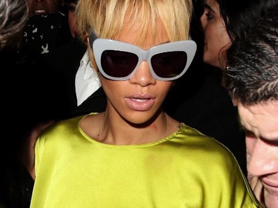 Rihanna's Mystery Neck Mark at BRYS Afterparty