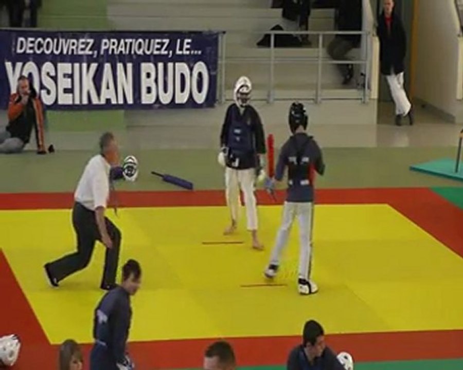 2eme combat baton Morgan RYON  vs ? championnat de bourgogne fev  2012
