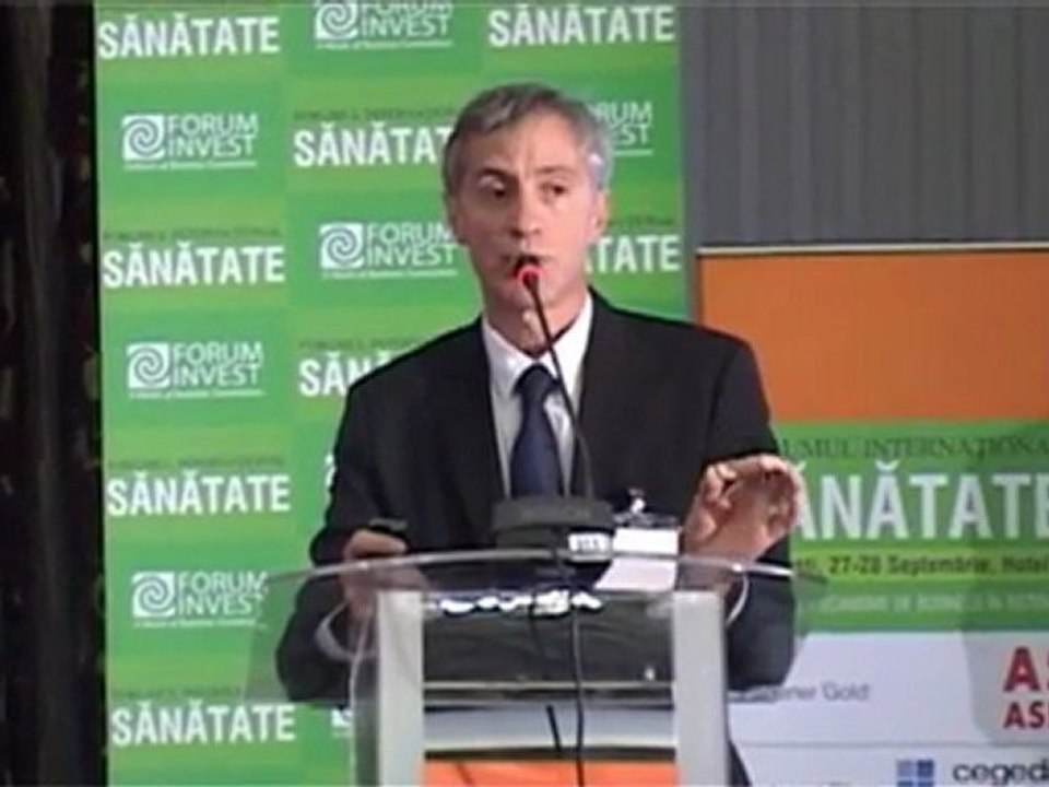 Forum Invest Sanatate 2010_ Paul Garassus