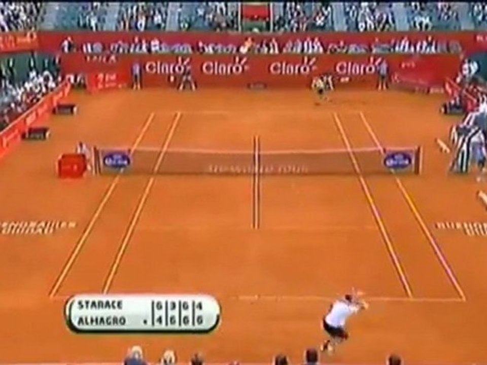 Almagro schlägt Starace denkbar knapp