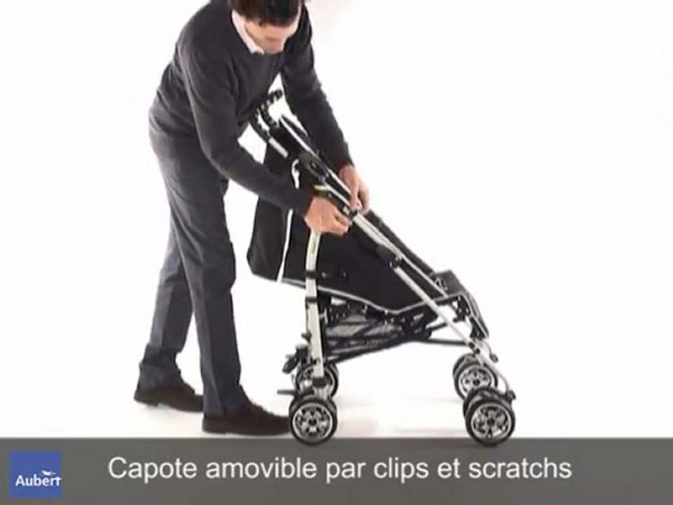 Poussette canne Vitamin d'Aubert Concept - Capote et rangement