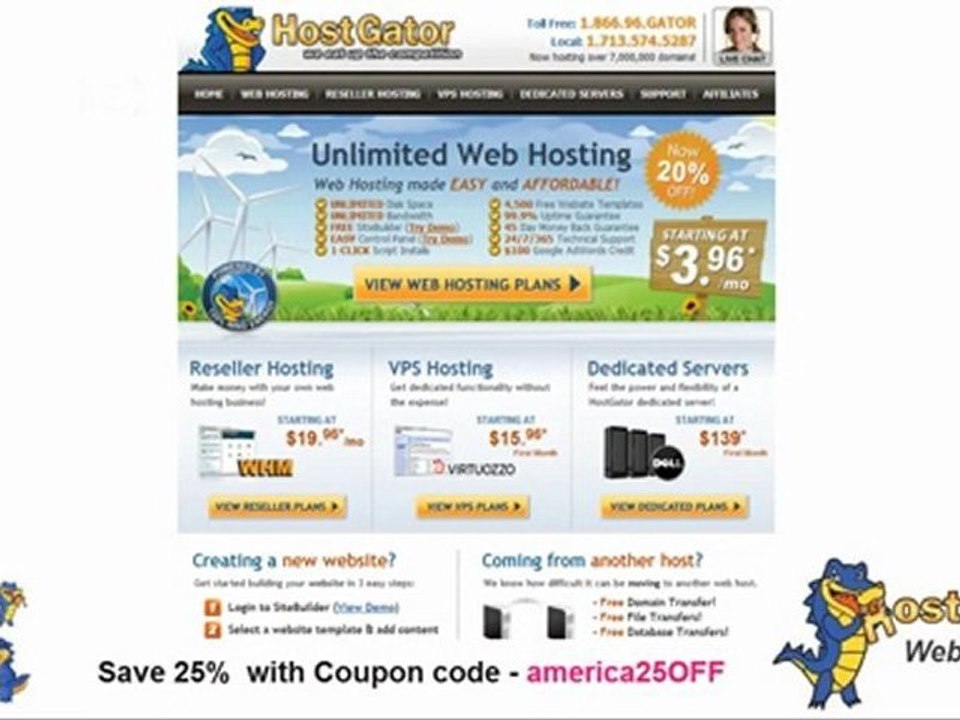 Hostgator Coupons 25