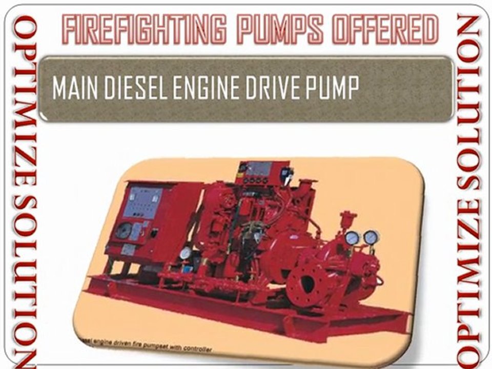 PUMP FOR FIREFIGHTING